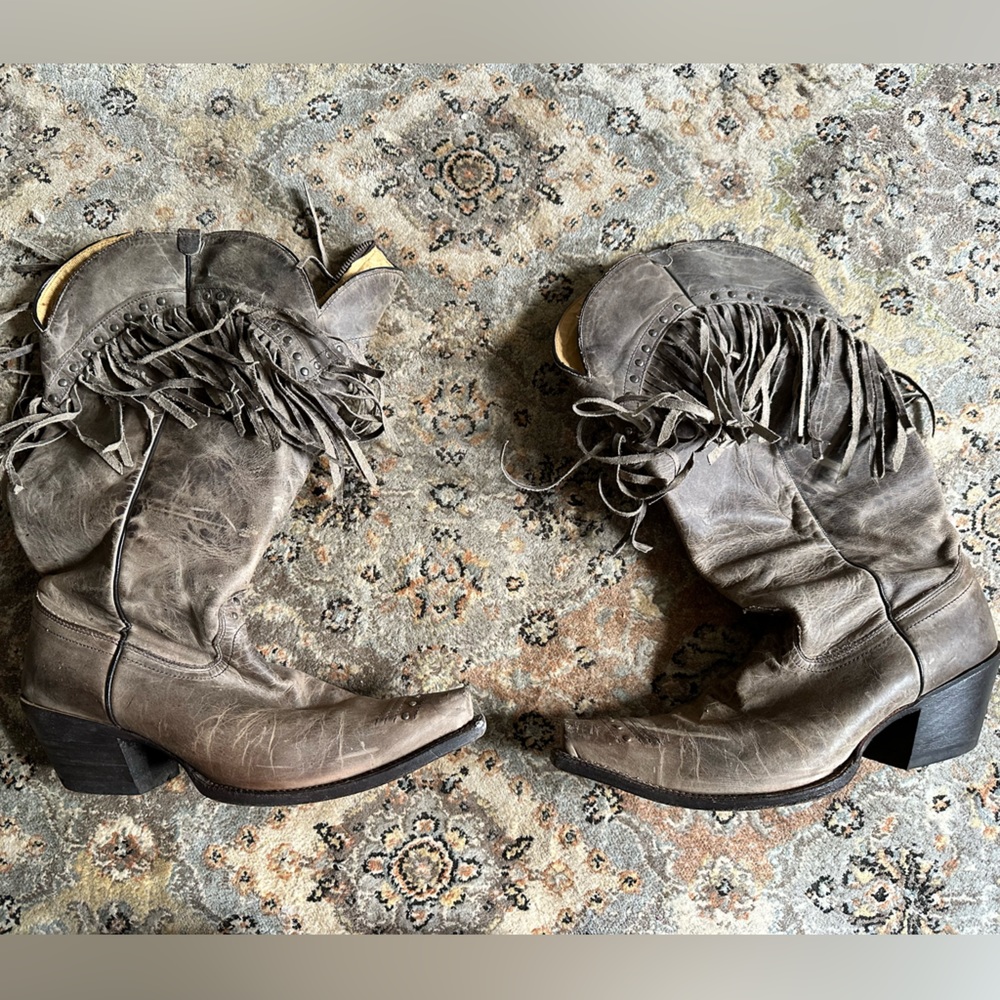 Tony lama Fringe cowboy boots